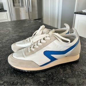 On trend Rag & Bone Retro Runner Sneakers. Size 37 (7). Blue